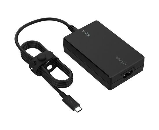 Зарядное устройство Belkin USB-С 100W GAN PD PPS + cable USB-C 2m (INC016VFBK)