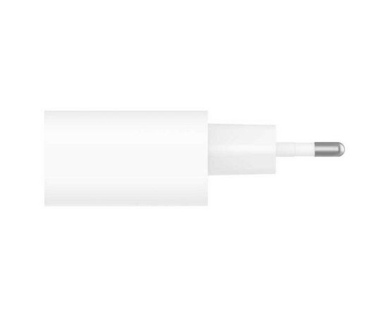 Зарядное устройство Belkin USB-С 25W PD PPS + cable USB-C-Lightning 1m (WCA004VF1MWH-B5), изображение 5 Зарядное устройство Belkin USB-С 25W PD PPS + cable USB-C-Lightning 1m (WCA004VF1MWH-B5), изображение 5