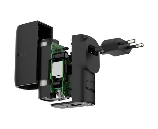 Зарядное устройство Belkin USB-С 25W PD + PowerBank 5000mAh + cable USB-C 1m (BPZ003BT1MBK-B6), изображение 5 Зарядное устройство Belkin USB-С 25W PD + PowerBank 5000mAh + cable USB-C 1m (BPZ003BT1MBK-B6), изображение 5