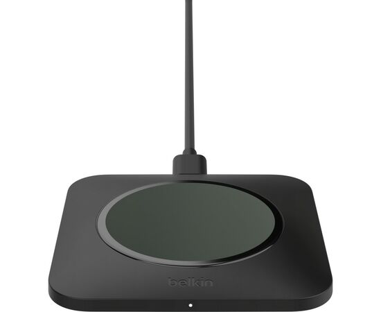 Зарядное устройство Belkin 15W Pad Easy Align Black (WIA007VFBK), изображение 2 Зарядное устройство Belkin 15W Pad Easy Align Black (WIA007VFBK), изображение 2