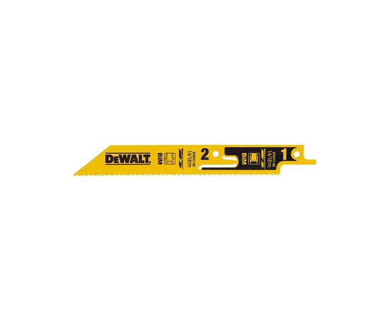 Полотно DeWALT биметаллическое BREAKAWAY, 152 мм, шаг 14-18 TPI, 5 шт (DT2417), изображение 3 Полотно DeWALT биметаллическое BREAKAWAY, 152 мм, шаг 14-18 TPI, 5 шт (DT2417), изображение 3