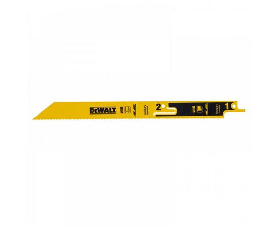 Полотно DeWALT биметаллическое BREAKAWAY, 230 мм, шаг 14-18 TPI, 5 шт (DT2416), изображение 2 Полотно DeWALT биметаллическое BREAKAWAY, 230 мм, шаг 14-18 TPI, 5 шт (DT2416), изображение 2