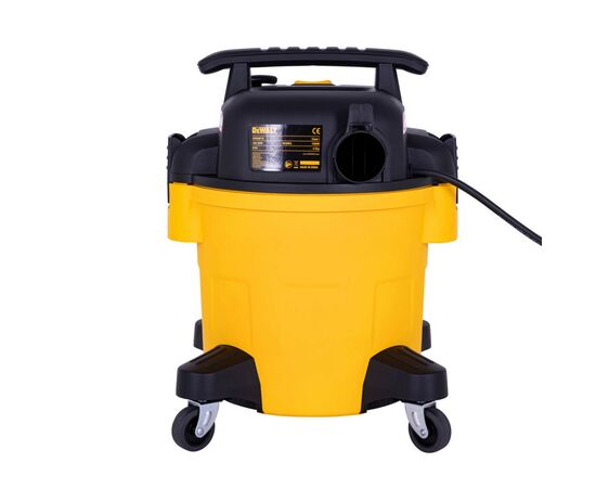 Пылесос строительный DeWALT 1050 Вт, длина шланга 2.1 м, 20 л (DXV20PTA), изображение 8 Пылесос строительный DeWALT 1050 Вт, длина шланга 2.1 м, 20 л (DXV20PTA), изображение 8