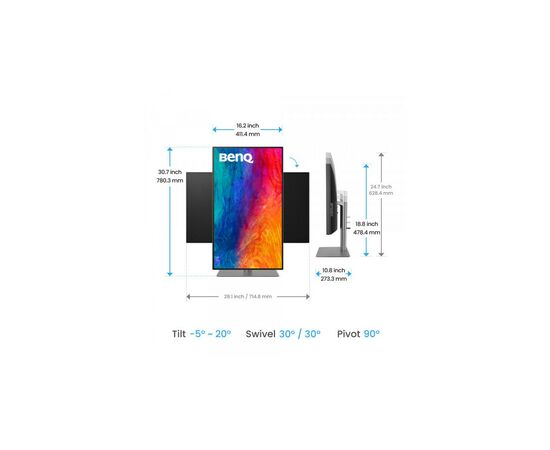 Монитор BenQ PD3225U, изображение 9 Монитор BenQ PD3225U, изображение 9