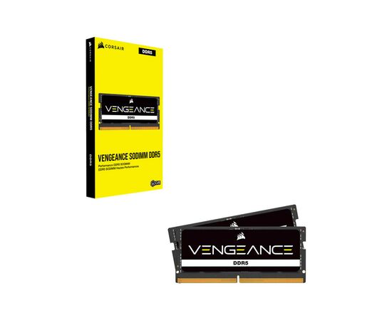 Модуль памяти для ноутбука SoDIMM DDR5 64GB (2x32GB) 4800 MHzPro Overclocking Corsair (CMSX64GX5M2A4800C40), изображение 5 Модуль памяти для ноутбука SoDIMM DDR5 64GB (2x32GB) 4800 MHzPro Overclocking Corsair (CMSX64GX5M2A4800C40), изображение 5