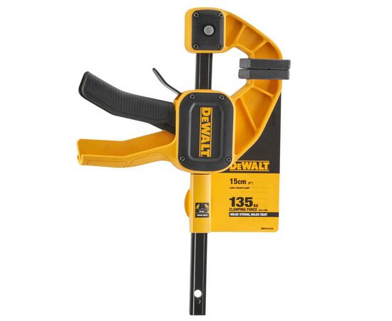 Струбцина DeWALT "L" тригерна (швидкозатискна), 150 мм, тиск 135 кг. (DWHT0-83192), зображення 4 Струбцина DeWALT "L" тригерна (швидкозатискна), 150 мм, тиск 135 кг. (DWHT0-83192), зображення 4
