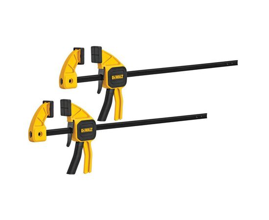 Струбцина DeWALT "M" триггерные (быстрозажимные), 300мм, давление 63 кг, 2 шт. (DWHT0-83158), изображение 2 Струбцина DeWALT "M" триггерные (быстрозажимные), 300мм, давление 63 кг, 2 шт. (DWHT0-83158), изображение 2