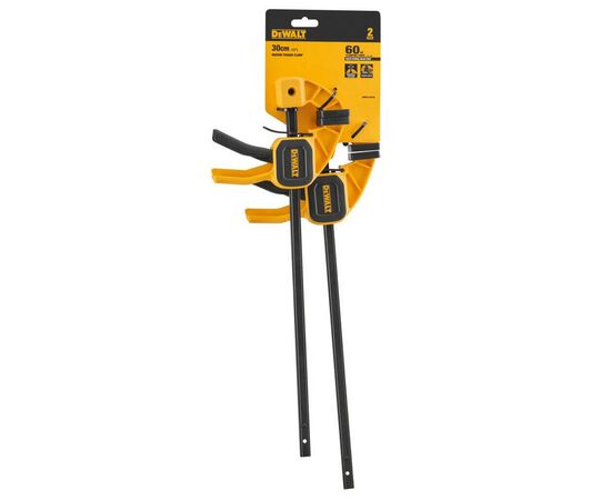 Струбцина DeWALT "M" триггерные (быстрозажимные), 300мм, давление 63 кг, 2 шт. (DWHT0-83158), изображение 4 Струбцина DeWALT "M" триггерные (быстрозажимные), 300мм, давление 63 кг, 2 шт. (DWHT0-83158), изображение 4