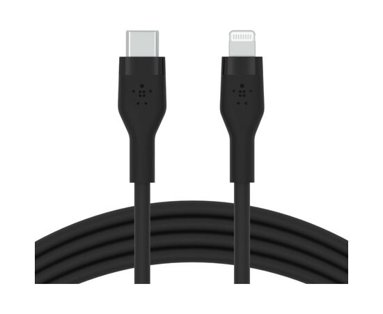 Дата кабель USB-С to Lightning 1.0m Belkin (CAA009BT1MBK), изображение 4 Дата кабель USB-С to Lightning 1.0m Belkin (CAA009BT1MBK), изображение 4