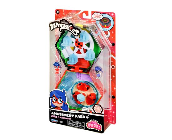 Игровой набор Miraculous Леди Баг и Супер-кот Chibi Парк развлечений 2 фигурки с аксессуарами (50553), изображение 10 Игровой набор Miraculous Леди Баг и Супер-кот Chibi Парк развлечений 2 фигурки с аксессуарами (50553), изображение 10