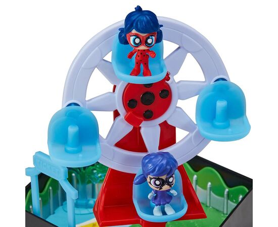 Игровой набор Miraculous Леди Баг и Супер-кот Chibi Парк развлечений 2 фигурки с аксессуарами (50553), изображение 5 Игровой набор Miraculous Леди Баг и Супер-кот Chibi Парк развлечений 2 фигурки с аксессуарами (50553), изображение 5
