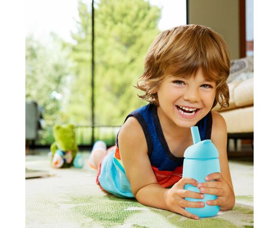 Поїльник-непроливайка Munchkin з трубочкою "Simple Clean", 296 мл блакитна (9001802), зображення 7 Поїльник-непроливайка Munchkin з трубочкою "Simple Clean", 296 мл блакитна (9001802), зображення 7