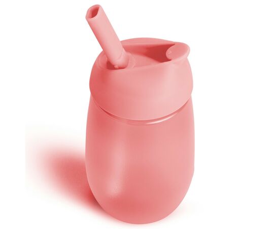 Поїльник-непроливайка Munchkin з трубочкою "Simple Clean", 296 мл рожева (9001902), зображення 3 Поїльник-непроливайка Munchkin з трубочкою "Simple Clean", 296 мл рожева (9001902), зображення 3