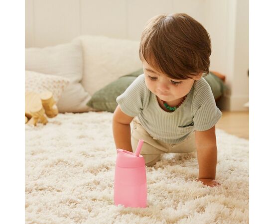 Поїльник-непроливайка Munchkin з трубочкою "Simple Clean", 296 мл рожева (9001902), зображення 6 Поїльник-непроливайка Munchkin з трубочкою "Simple Clean", 296 мл рожева (9001902), зображення 6