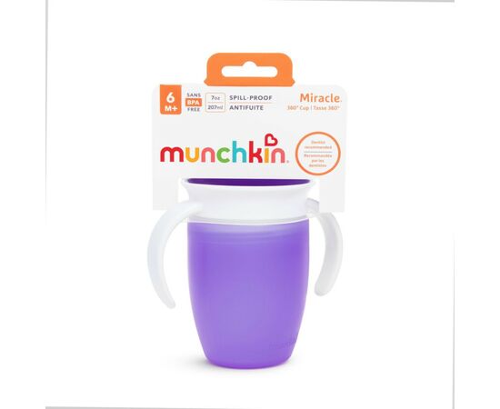 Поїльник-непроливайка Munchkin "Miracle 360", 207 мл (05162101), зображення 4 Поїльник-непроливайка Munchkin "Miracle 360", 207 мл (05162101), зображення 4