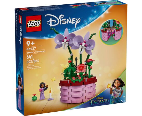 Конструктор LEGO Disney Princess Classic Квітковий горщик Ізабели 641 деталь (43237)