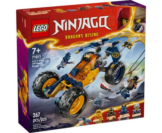 Конструктор LEGO Ninjago Багги для бездорожья ниндзя Арин 267 деталей (71811)