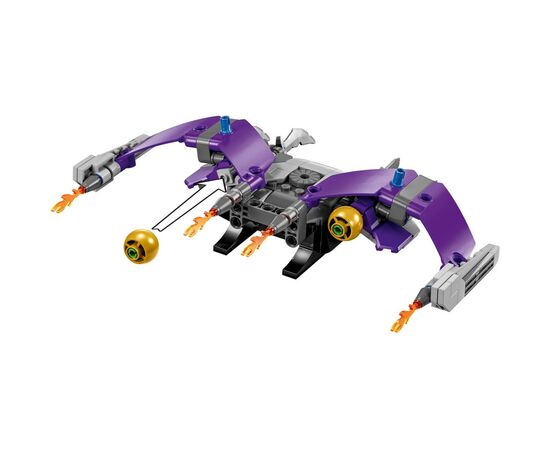 Конструктор LEGO Marvel Фігурка Зеленого гобліна для складання 471 деталь (76284), зображення 4