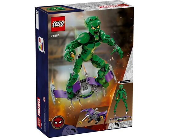 Конструктор LEGO Marvel Фігурка Зеленого гобліна для складання 471 деталь (76284), зображення 6