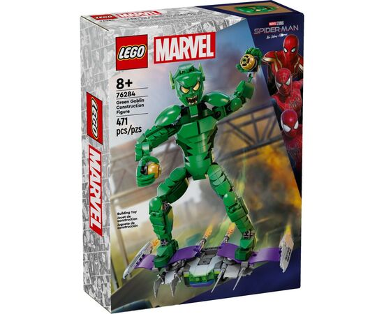 Конструктор LEGO Marvel Фигурка Зеленого гоблина для сборки 471 деталь (76284)