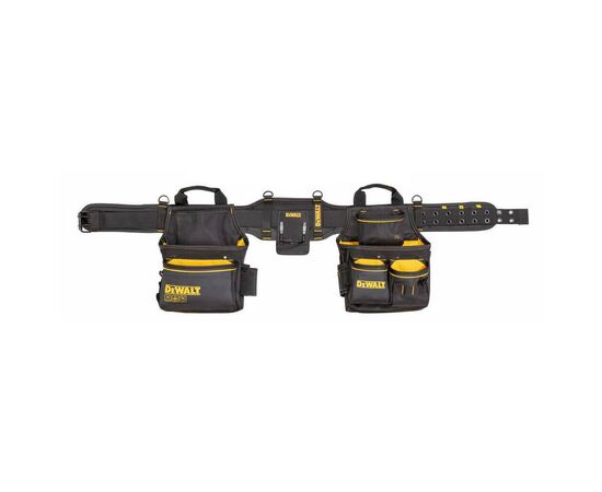 Сумка для инструмента DeWALT PRO с поясом и скобой для молотка, 2 шт., 25 карманов (DWST40603-1)