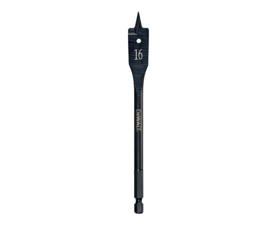 Сверло DeWALT по дереву перовое DeWALT, EXTREME IMPACT 1/4 дюйма, d=16 мм, L общ.= 152 мм (DT4766)