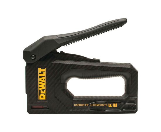 Степлер строительный DeWALT CARBON FIBRE для скоб типа "G" 6-14мм, гвоздей типа "J" 12, 15мм. (DWHT80276-0)