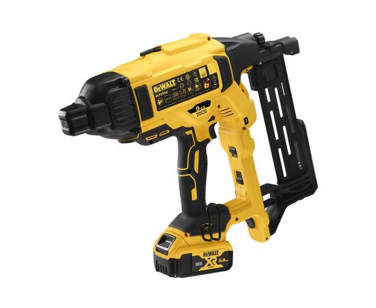 Степлер строительный DeWALT 18В XR Li-Ion, 2x5Ah, диаметр/длина скобы 4/50 мм (DCFS950P2)