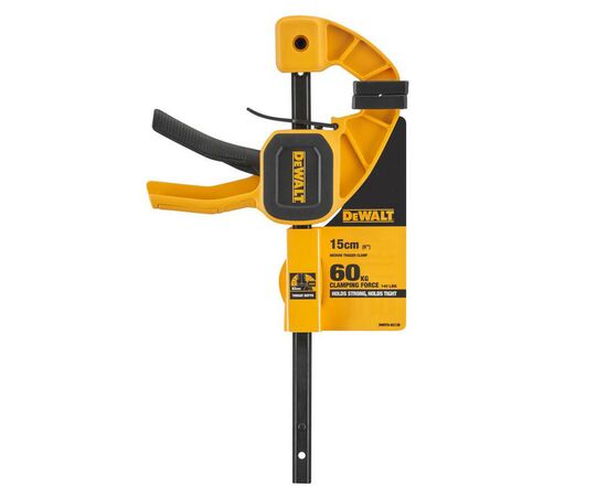 Струбцина DeWALT "M" триггерная (быстрозажимная), 150мм, давление 63 кг. (DWHT0-83139), изображение 3 Струбцина DeWALT "M" триггерная (быстрозажимная), 150мм, давление 63 кг. (DWHT0-83139), изображение 3