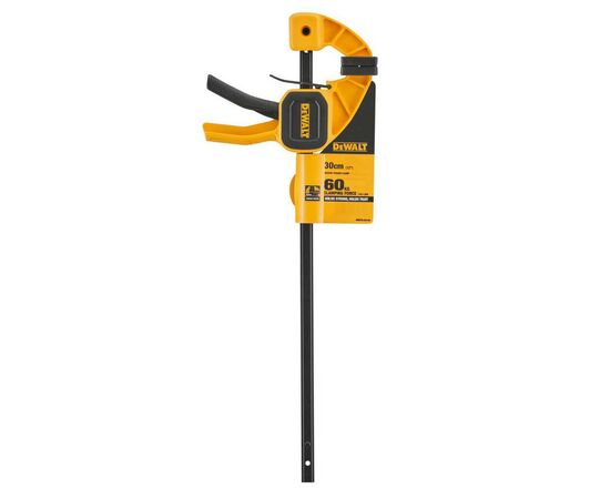 Струбцина DeWALT "M" триггерная (быстрозажимная), 300мм, давление 63 кг. (DWHT0-83140), изображение 3 Струбцина DeWALT "M" триггерная (быстрозажимная), 300мм, давление 63 кг. (DWHT0-83140), изображение 3