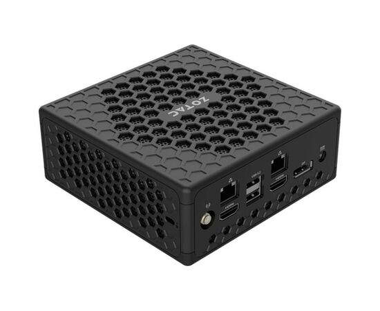 Компьютер Zotac CI337 nano / Intel N100, M.2 PCIe 3.0 x1/SATA SSD слот (2242), 2.5" SATA (ZBOX-CI337NANO-BE), изображение 2 Компьютер Zotac CI337 nano / Intel N100, M.2 PCIe 3.0 x1/SATA SSD слот (2242), 2.5" SATA (ZBOX-CI337NANO-BE), изображение 2