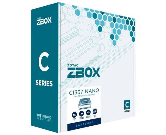 Компьютер Zotac CI337 nano / Intel N100, M.2 PCIe 3.0 x1/SATA SSD слот (2242), 2.5" SATA (ZBOX-CI337NANO-BE), изображение 8 Компьютер Zotac CI337 nano / Intel N100, M.2 PCIe 3.0 x1/SATA SSD слот (2242), 2.5" SATA (ZBOX-CI337NANO-BE), изображение 8