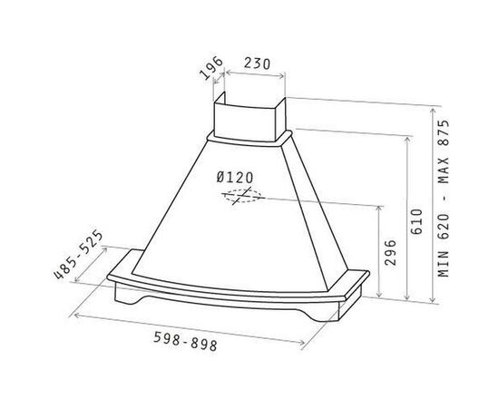 Витяжка кухонна Elica CORALINE WH/A/90 T.GREZZO, зображення 7