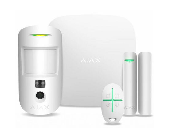 Комплект охоронної сигналізації Ajax StarterKit Cam Plus /біла (StarterKit Cam Plus /white), зображення 7 Комплект охоронної сигналізації Ajax StarterKit Cam Plus /біла (StarterKit Cam Plus /white), зображення 7