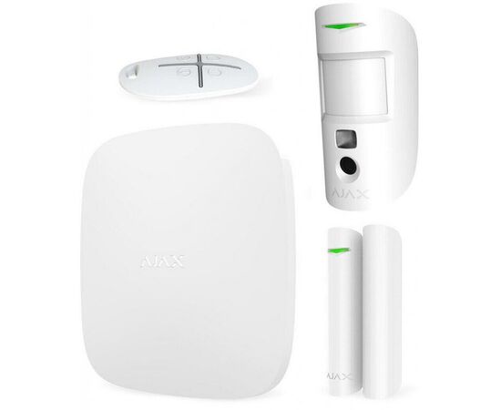Комплект охоронної сигналізації Ajax StarterKit Cam Plus /біла (StarterKit Cam Plus /white)