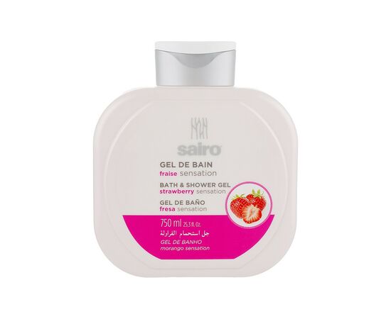 Гель для душа Sairo Bath And Shower Gel Клубника 750 мл (8433295051365)