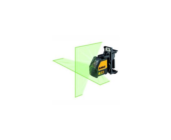 Лазерный нивелир DeWALT линейный, 3 батареи тип АА, зеленый луч, 1.7 кг (DW088CG), изображение 5 Лазерный нивелир DeWALT линейный, 3 батареи тип АА, зеленый луч, 1.7 кг (DW088CG), изображение 5