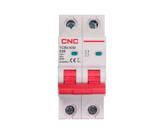 Автоматический выключатель CNC YCB9-80M 2P C25 6ka (NV821518)