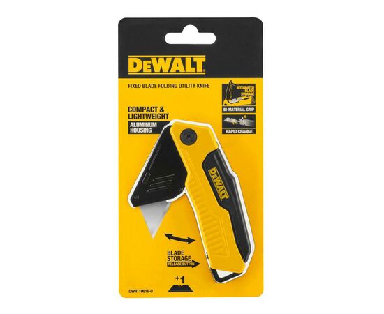 Ніж монтажний DeWALT складаний, для оздоблювальних робіт, 160мм. (DWHT10916-0), зображення 9 Ніж монтажний DeWALT складаний, для оздоблювальних робіт, 160мм. (DWHT10916-0), зображення 9