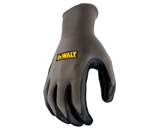 Защитные перчатки DeWALT разм. L/9, нейлоновые с покрытием нитрилом (DPG66L), изображение 2 Защитные перчатки DeWALT разм. L/9, нейлоновые с покрытием нитрилом (DPG66L), изображение 2