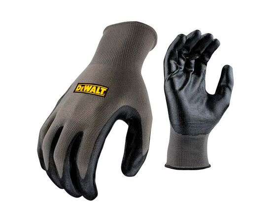 Захисні рукавиці DeWALT розм. L/9, нейлонові з покриттям нітрилом (DPG66L)