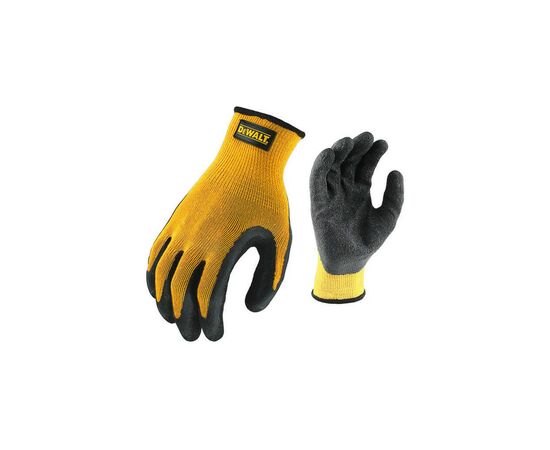 Захисні рукавиці DeWALT розм. L/9, з гумовим покриттям (DPG70L)