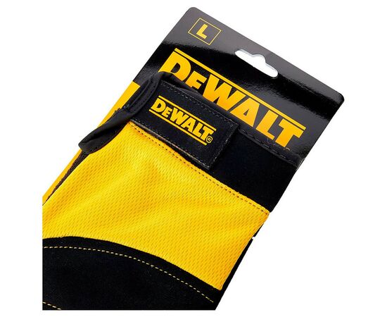 Защитные перчатки DeWALT разм. L/9, с накладками на ладони и пальцах (DPG215L), изображение 2 Защитные перчатки DeWALT разм. L/9, с накладками на ладони и пальцах (DPG215L), изображение 2