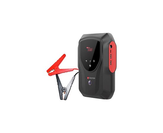 Пуско зарядное устройство Protester Jump Starter, с компрессором 2-в-1, 12V, 2000А (PRO-JS158), изображение 2 Пуско зарядное устройство Protester Jump Starter, с компрессором 2-в-1, 12V, 2000А (PRO-JS158), изображение 2