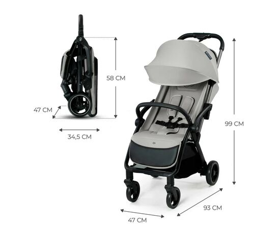 Коляска Kinderkraft Apino Dove Grey (KSAPIN00GRY0000) (5902533924103), изображение 8 Коляска Kinderkraft Apino Dove Grey (KSAPIN00GRY0000) (5902533924103), изображение 8