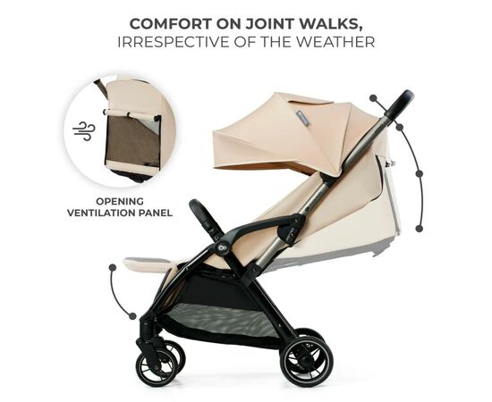 Коляска Kinderkraft Apino Dune Beige (KSAPIN00BEG0000) (5902533924110), изображение 8 Коляска Kinderkraft Apino Dune Beige (KSAPIN00BEG0000) (5902533924110), изображение 8