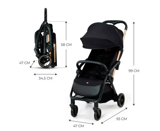 Коляска Kinderkraft Apino Raven Black (KSAPIN00BLK0000) (5902533924127), изображение 8 Коляска Kinderkraft Apino Raven Black (KSAPIN00BLK0000) (5902533924127), изображение 8