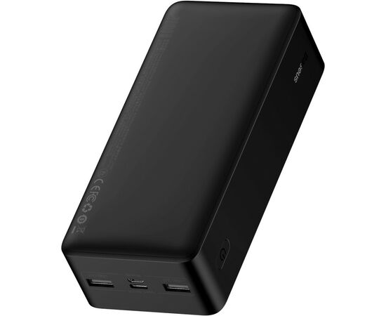 Батарея универсальная Baseus Bipow 30000mAh, 15W, USB-C/3A, 2*USB-A/3A(max.), +cable, black (PPBD050201), изображение 3 Батарея универсальная Baseus Bipow 30000mAh, 15W, USB-C/3A, 2*USB-A/3A(max.), +cable, black (PPBD050201), изображение 3