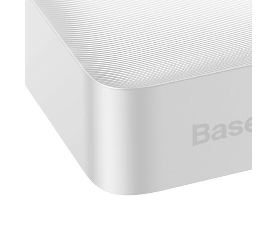 Батарея универсальная Baseus Bipow 20000mAh 20W white (PPBD050302), изображение 5 Батарея универсальная Baseus Bipow 20000mAh 20W white (PPBD050302), изображение 5