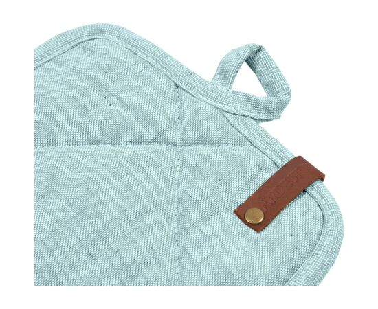 Кухонна прихватка Ardesto Oliver, 20х20 см, 100% бавовна, нап-ч: ватин, бірюза (ART04OT), зображення 4